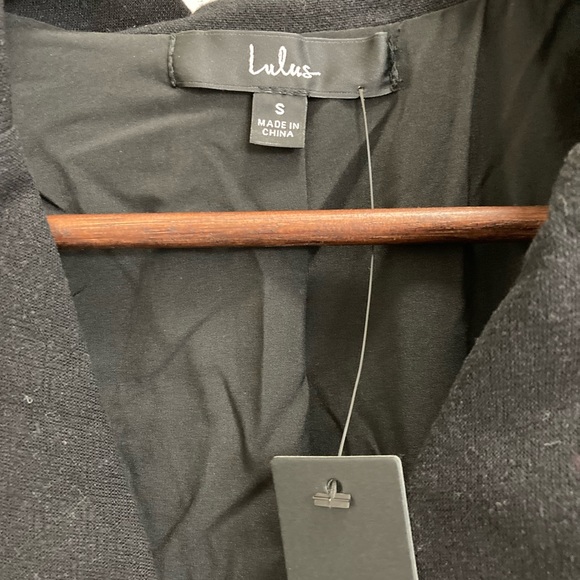 Lulu’s Black Linen Button-down Dress - Picture 4 of 6